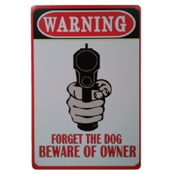 Warning Signs, Retro Tin Signs, Metal Posters