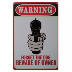 Warning Signs, Retro Tin Signs, Metal Posters