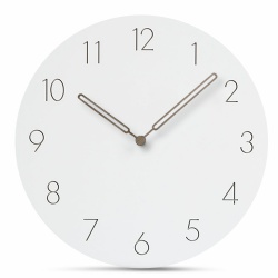 New Slient MDF Wooden Wall Clock