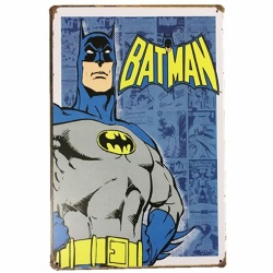 Offset printing metal sign, cartoon type metal sign, custom vintage metal sign