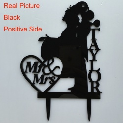 Wedding Acrylic Cake Topper