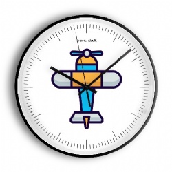 12inch Glass Wall Clock