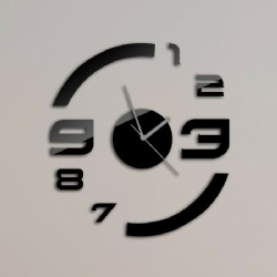 Numbers 3D Crystal Mirror Wall Clock Wall Sticker Home Décor Art Living Room Bedroom Decoration
