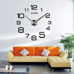 Arabic Digital 3D Quartz DIY Large Wall Clock