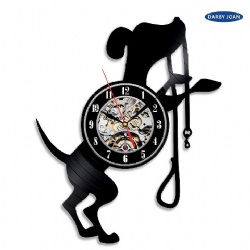 Puppy Dog Hollow Cute Vinyl Record Wall Clocks