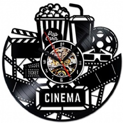 Cinema Theme Large Home Decoration Wall Clocks