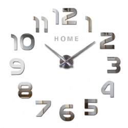 3D Digital Wall Clock Diy Acrylic Quartz Large Size Wall Clock