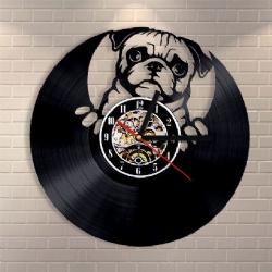 30cm Silent Sweep Moment 12inch Black Wall Clock for Living Room