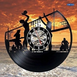 European Style Natural Black Plastic Wall Art Luxury Wall Clock