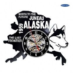 12 Inch Plastic Classic Fancy Dog Wall Clock