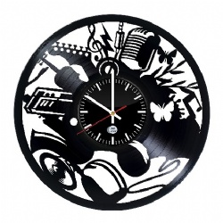 Interesting Home Decorative Hollow Single Face CD Wall Clock