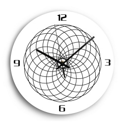 Promotional 12 Inch Metal Round Acrylic Wall Clocks In Wholesale