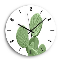 European Style Natural White Acrylic Wall Art Luxury Wall Clocks