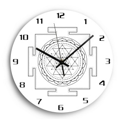Living Room Printing Acrylic Noiseless Large Wall Clock