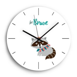 Custom Circular Art Wall Clock Decor 3d Colourful Wall Clock