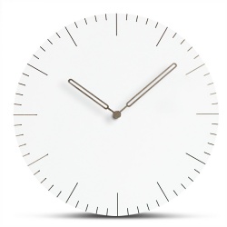 Decorative Wooden Wall Clock Round Silent Hanging Watch European Creative MDF Wood