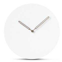 12 Inch Creative MDF Wood Clocks Simple Modern Living Room Quartz Decorative Round Wooden Mute Hanging Clock