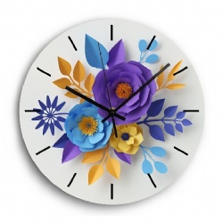 Wall Art Digital Numbers Single Face Wall Clock