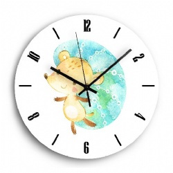 2019 Small Dots Modern Large Printing Wall Clock