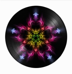 Star Decorative CD Wall Clock