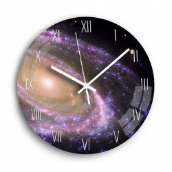 Different Designs Clock Face Glass Starry Sky Wall Clock