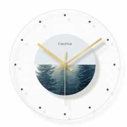 Modern Frameless Unique Glass Wall Clocks