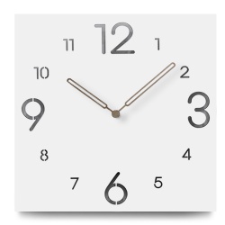 Simple Modern Design ,Arabic Numerals, Large Europe Wooden Wall Clock